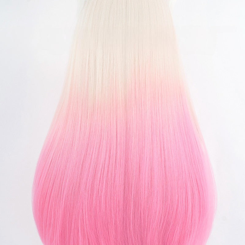 League of Legends & Arcane Ahri Long Pink Hair Basic Wig