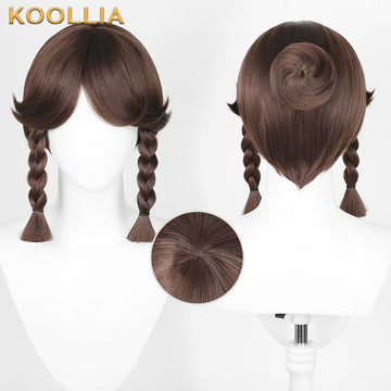 IdentityV Gardener Emma(As the Wind Blows) Short Brown Hair Basic Wig - KOOLLIA