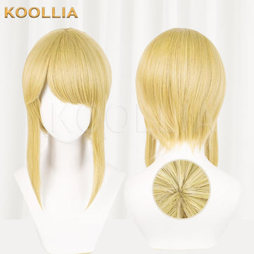 IdentityV Gardener Emma Woods(Lady Truth) Short Blonde Hair Basic Wig - KOOLLIA