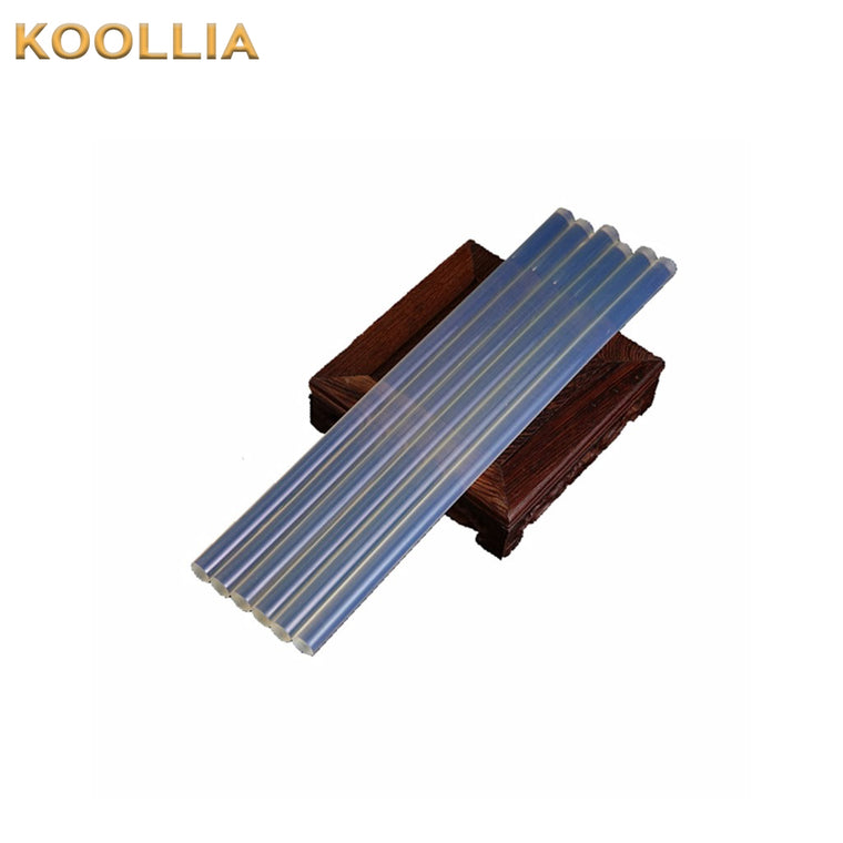 11mm Eco-Friendly Clear Hot Glue Sticks – Strong Adhesion for DIY & Craft Use - KOOLLIA