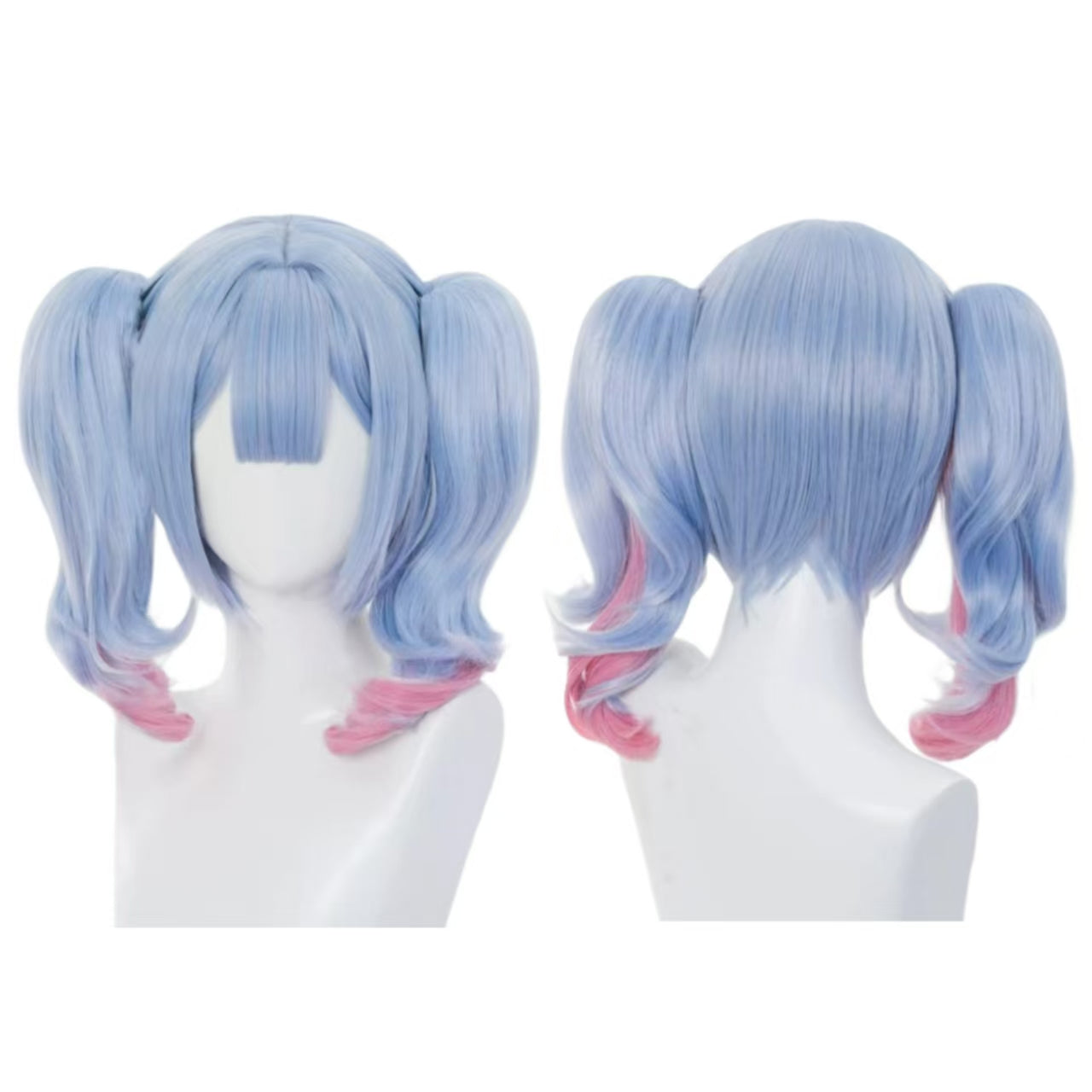 Virtual Singer Hatsune Miku Rabbit Hole Long Blue Pink Hair Basic wig