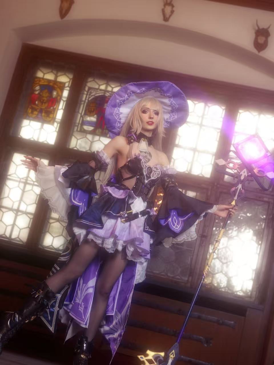 Honkai: Star Rail The Herta Long Mix Hair Basic Wig