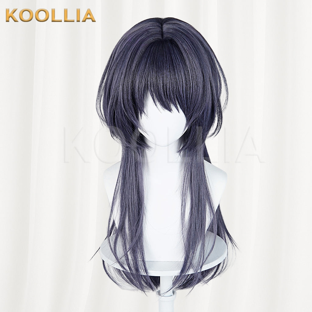 Path to Nowhere The Female Director Long Bluish-Purple Hair Basic Wig