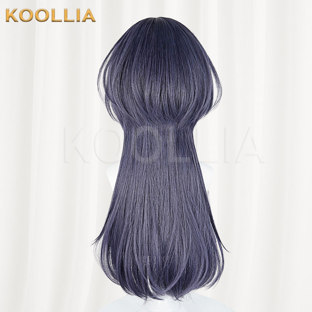 Path to Nowhere The Female Director Long Bluish-Purple Hair Basic Wig