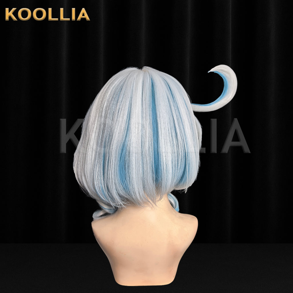 Genshin Impact Furina Short  Mix Hair Styled Basic Wig