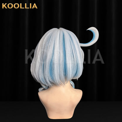 Genshin Impact Furina Short  Mix Hair Styled Basic Wig