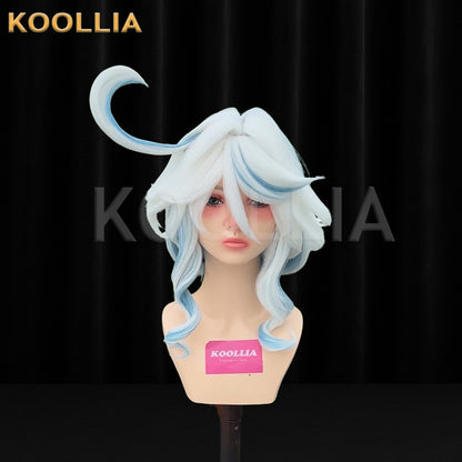 Genshin Impact Furina Short  Mix Hair Styled Basic Wig