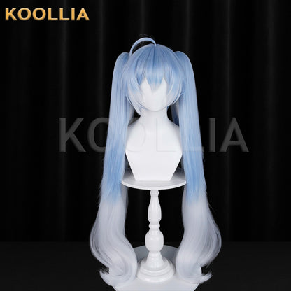 Virtual Singer Hatsune Miku Symphony 2025 Long Blue White Hair Basic Wig