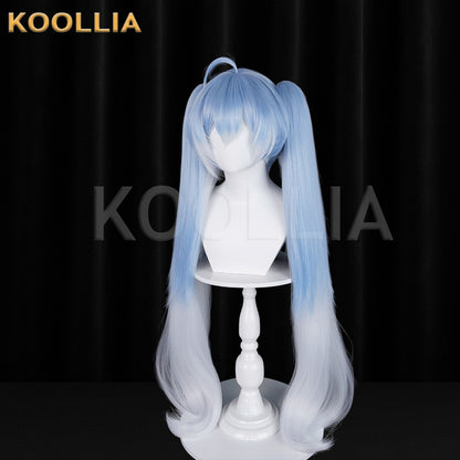 Virtual Singer Hatsune Miku Symphony 2025 Long Blue White Hair Basic Wig