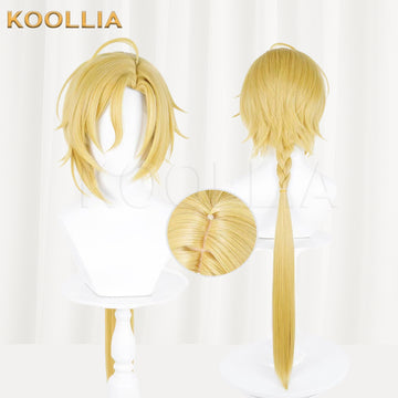 Zenless Zone Zero Hugo Long Blonde Hair Basic Wig - KOOLLIA