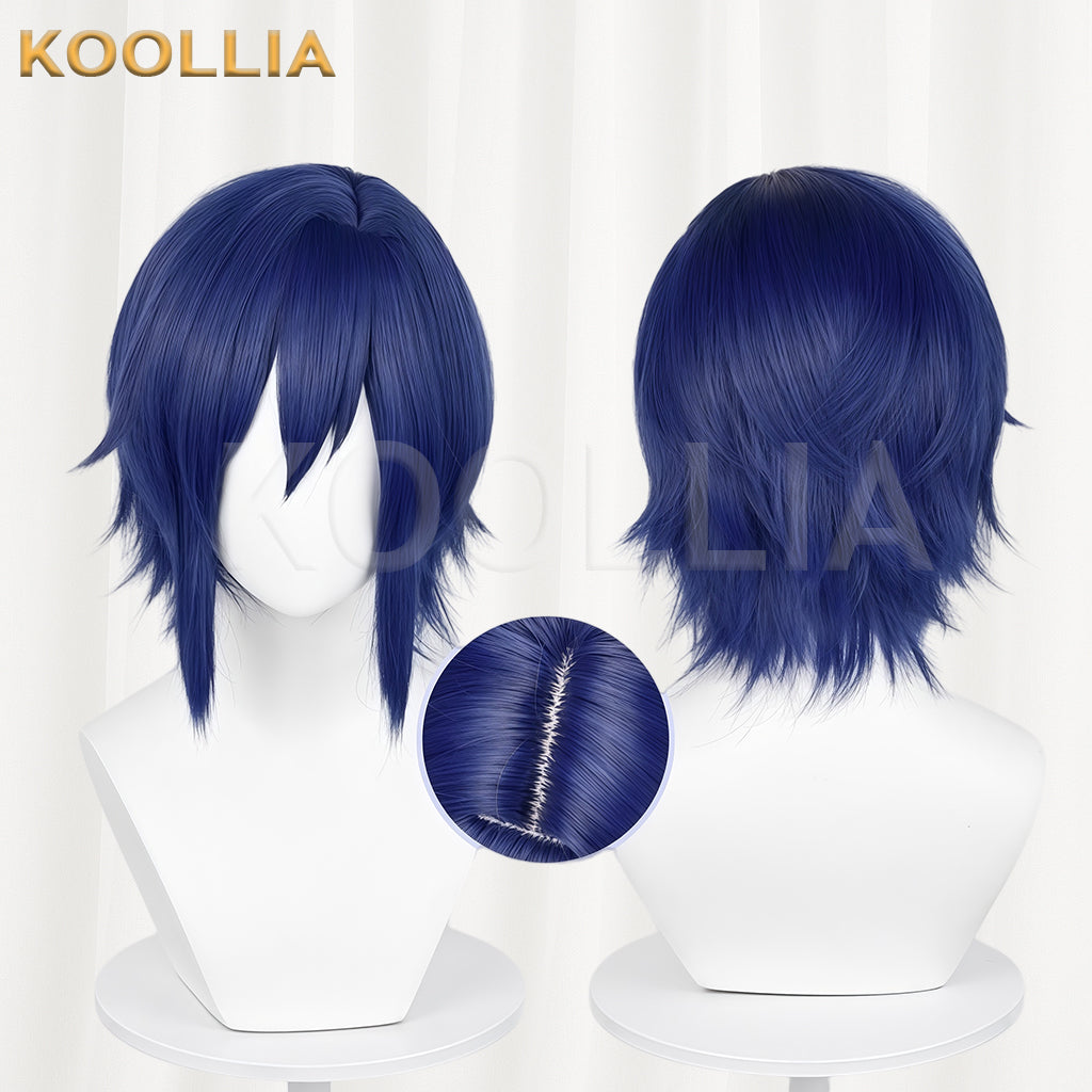 Project Sekai: Colorful Stage feat. Hatsune Miku kaito Short Blue Hair Basic Wig