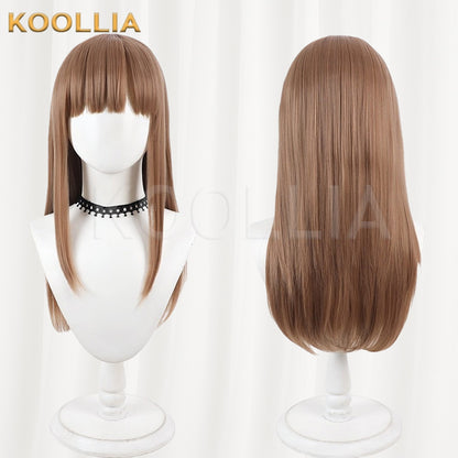 The Copy of Me Will Also Fall in Love Aikawa Sunao Milk Tea Brown Medium Straight Hair Basic Wig