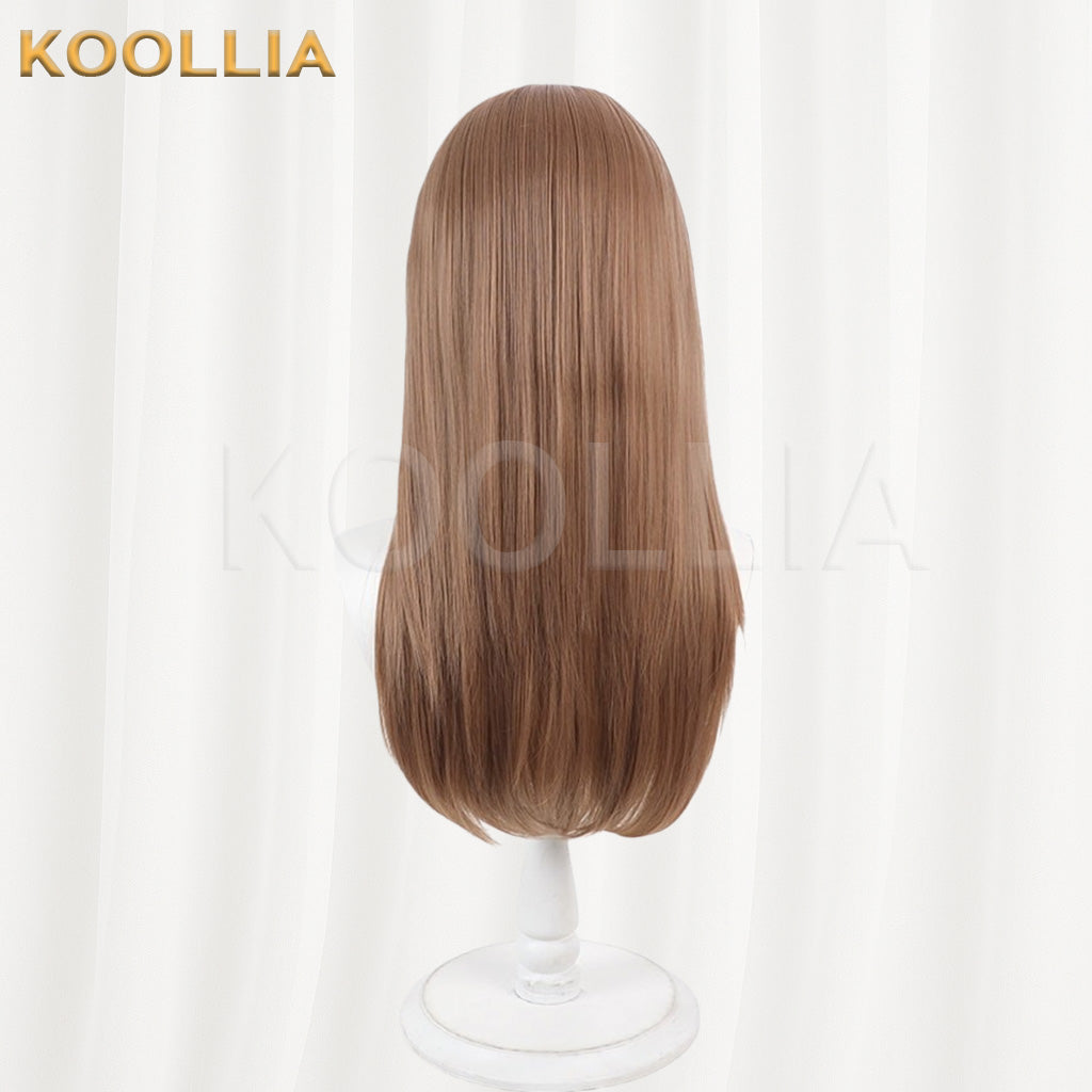 The Copy of Me Will Also Fall in Love Aikawa Sunao Milk Tea Brown Medium Straight Hair Basic Wig
