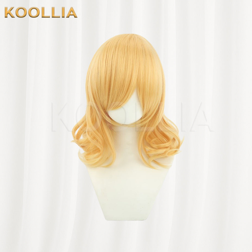 Touhou Project Alice Margatroid Wig Bright Golden Curly Basic Wig