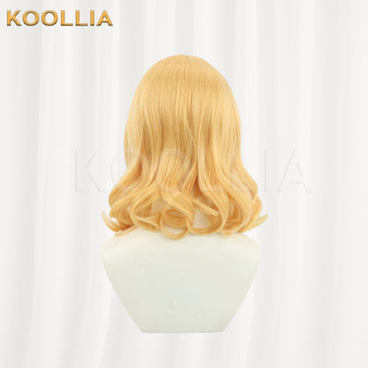 Touhou Project Alice Margatroid Wig Bright Golden Curly Basic Wig