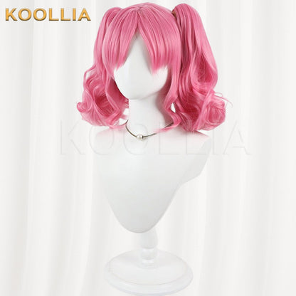 Aikatsu! Amahane Madoka Peach Pink Basic Wig