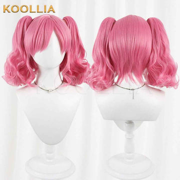 Aikatsu! Amahane Madoka Peach Pink Basic Wig