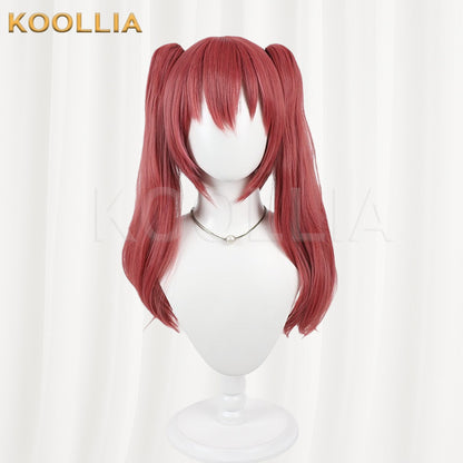 Classroom of the Elite Amasawa Ichika Dusty Red Medium Twin Tails Hair Basic Wig