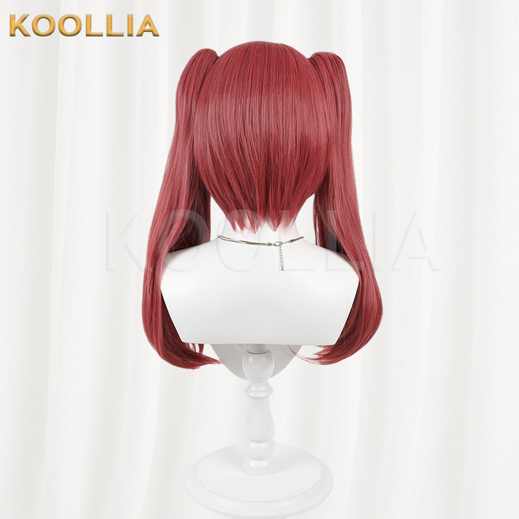 Classroom of the Elite Amasawa Ichika Dusty Red Medium Twin Tails Hair Basic Wig