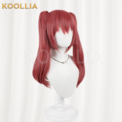 Classroom of the Elite Amasawa Ichika Dusty Red Medium Twin Tails Hair Basic Wig