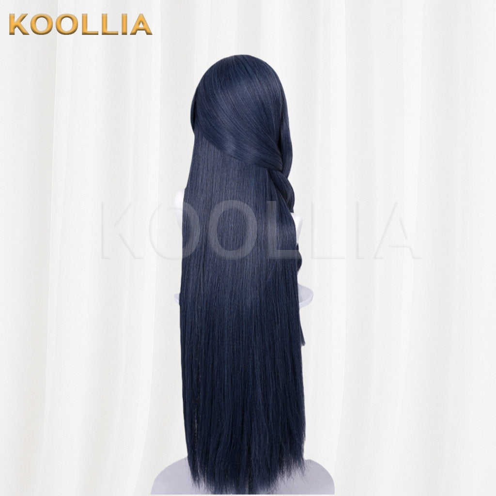 Blue Archive Fisaki Navy Blue Styled Basic Wig