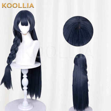 Blue Archive Fisaki Navy Blue Styled Basic Wig