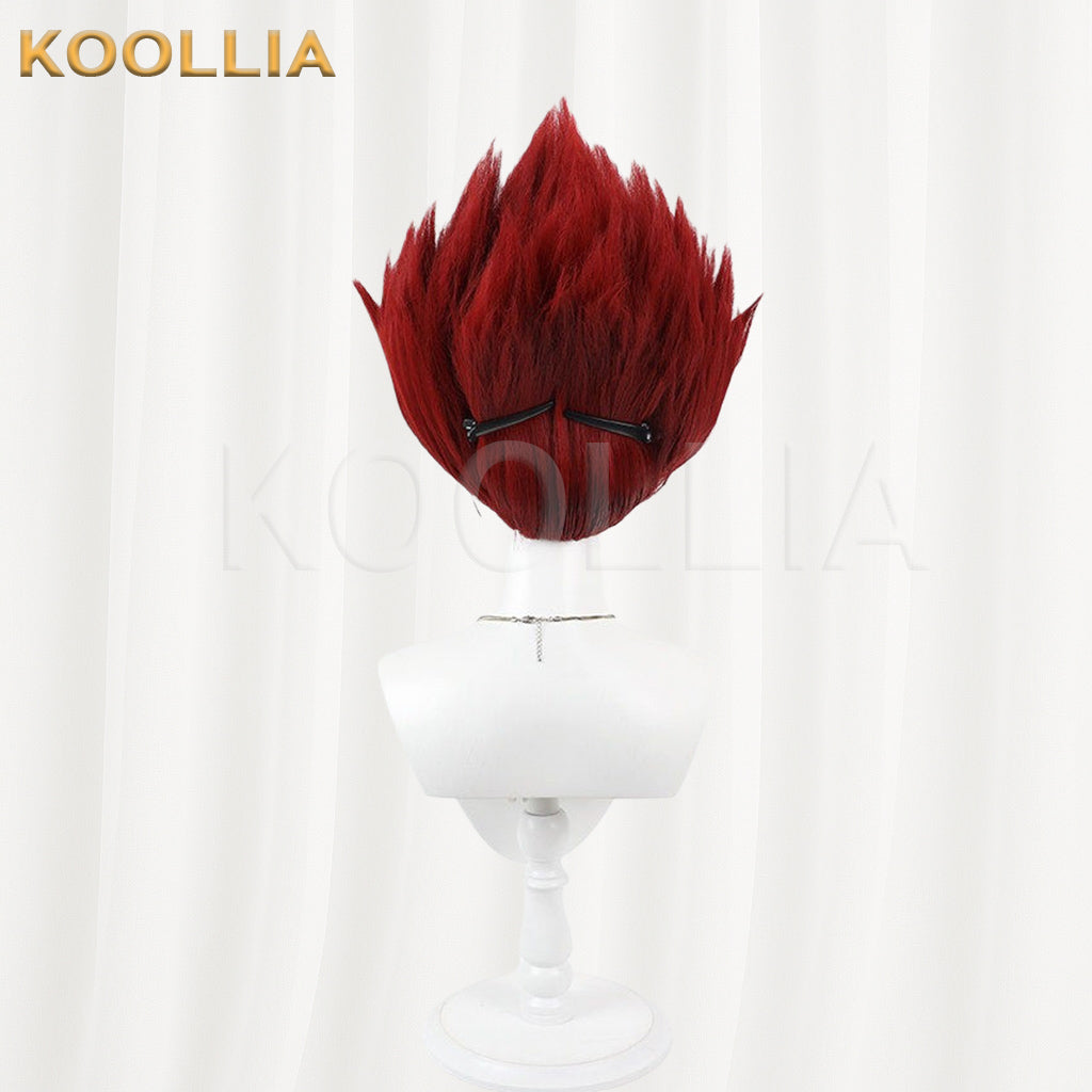 Dorohedoro En Wig Flame Red Spiky Explosion Short Basic Wig