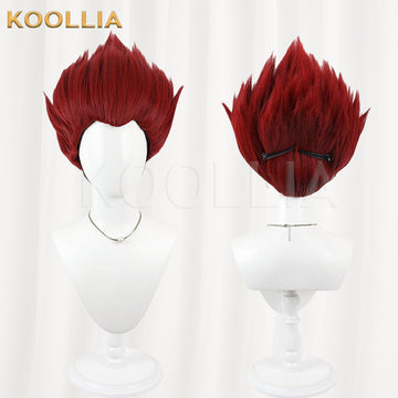 Dorohedoro En Wig Flame Red Spiky Explosion Short Basic Wig