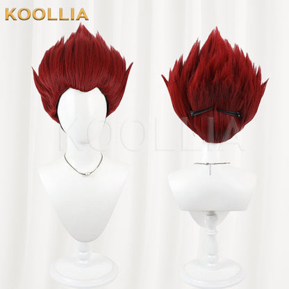 Dorohedoro En Wig Flame Red Spiky Explosion Short Basic Wig