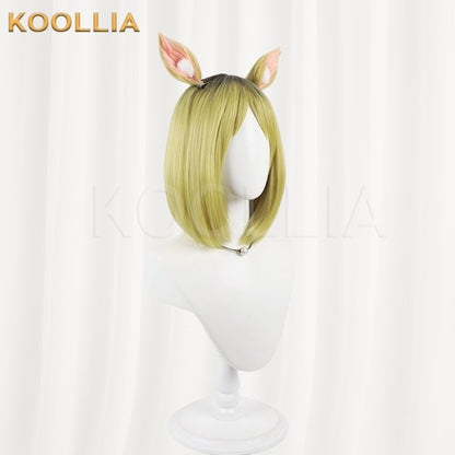 Neko Neko Yakuhimyou Wig Gradient Realistic Scalp Top Shoulder‑Length Bob Basic Wig