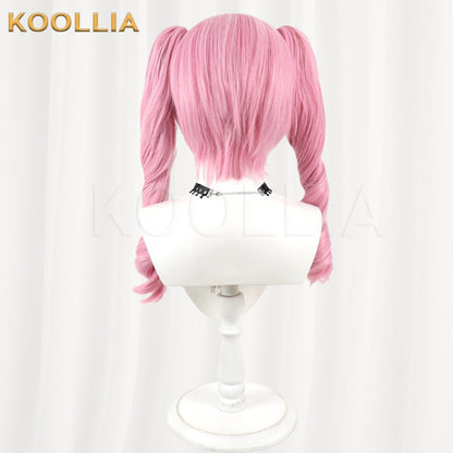 Steins;Gate Faris NyanNyan Cherry Blossom Pink With Detachable Twin Tails Basic Wig