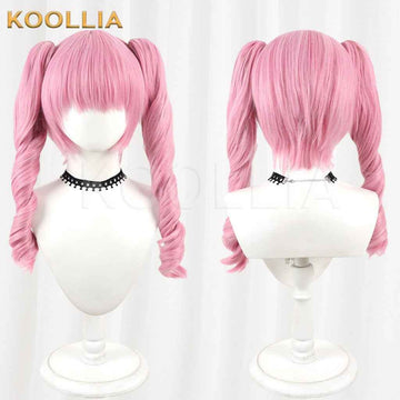 Steins;Gate Faris NyanNyan Cherry Blossom Pink With Detachable Twin Tails Basic Wig