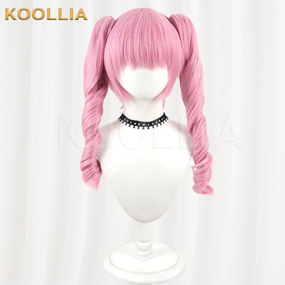 Steins;Gate Faris NyanNyan Cherry Blossom Pink With Detachable Twin Tails Basic Wig