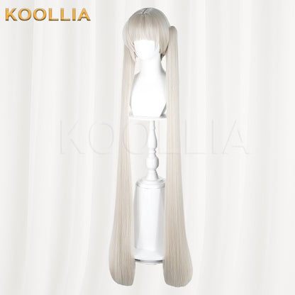 Azur Lane Formidable Cream White Twin Tails Cosplay Wig Two Length Options Basic Wig
