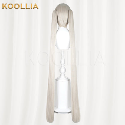 Azur Lane Formidable Cream White Twin Tails Cosplay Wig Two Length Options Basic Wig