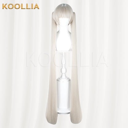 Azur Lane Formidable Cream White Twin Tails Cosplay Wig Two Length Options Basic Wig
