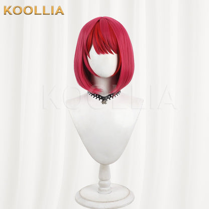 Hololive English IRyS Wig Bright Magenta BOB Short Basic Wig