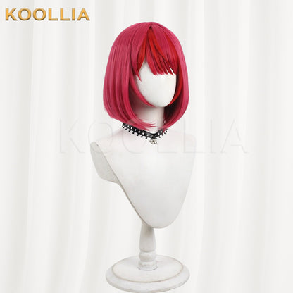 Hololive English IRyS Wig Bright Magenta BOB Short Basic Wig