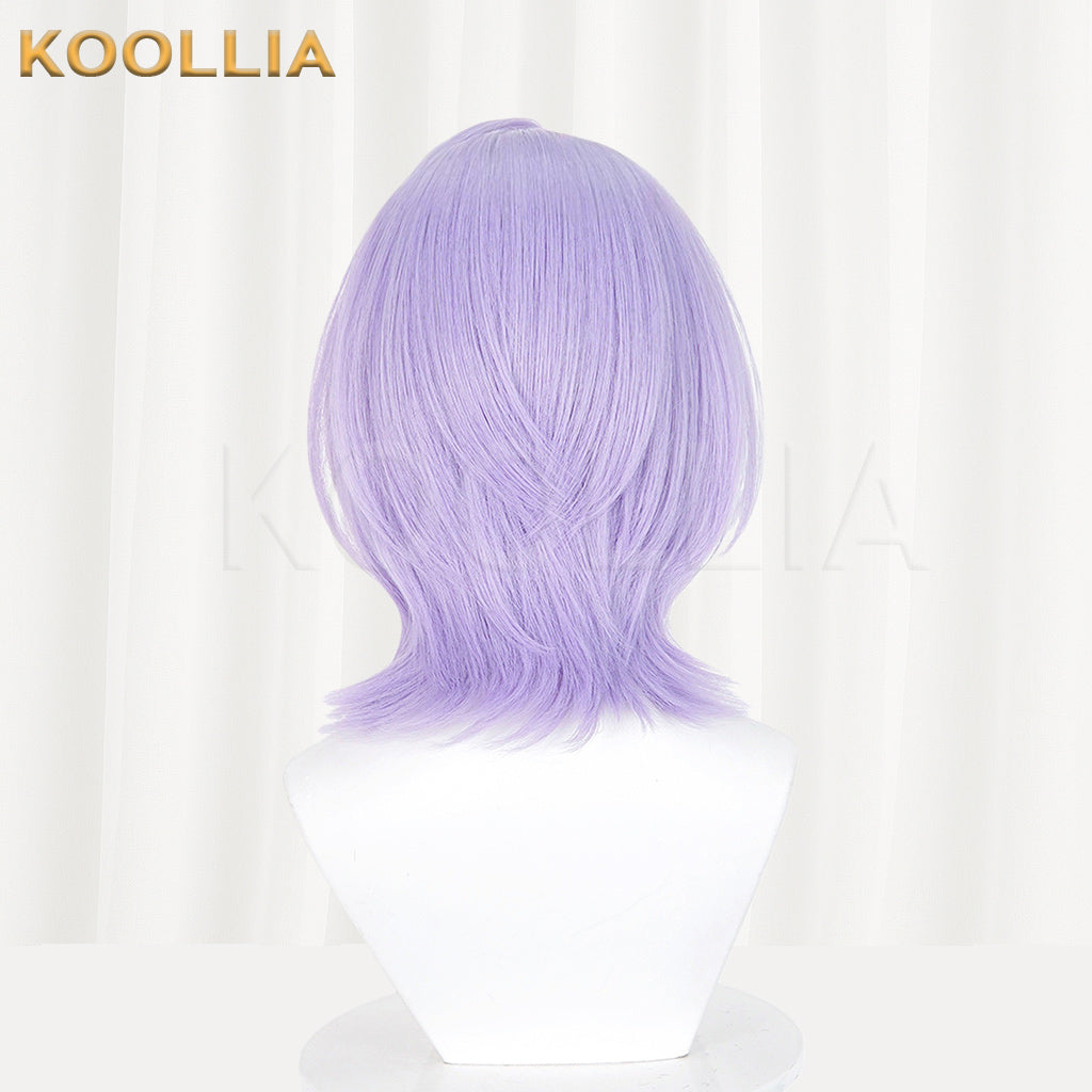 Re:Zero Julius Juukulius Wig Light Lavender Layered Wolf Tail Short Basic Wig