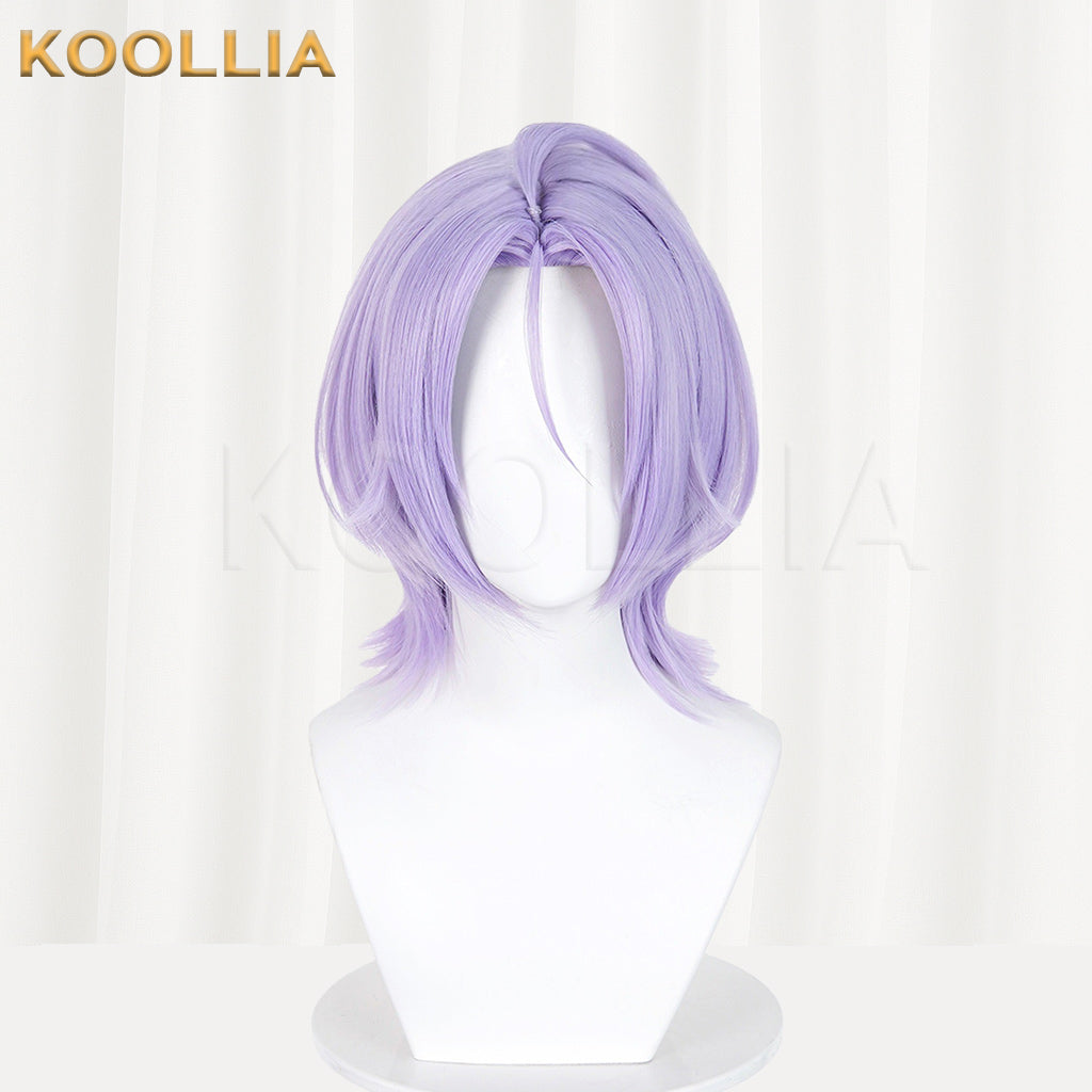 Re:Zero Julius Juukulius Wig Light Lavender Layered Wolf Tail Short Basic Wig