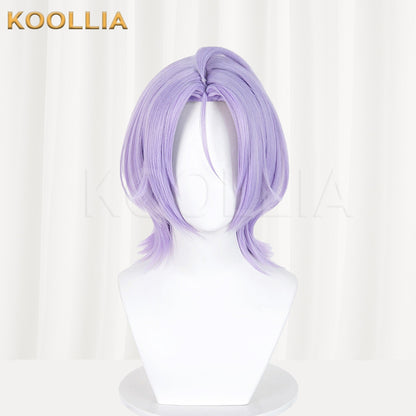 Re:Zero Julius Juukulius Wig Light Lavender Layered Wolf Tail Short Basic Wig