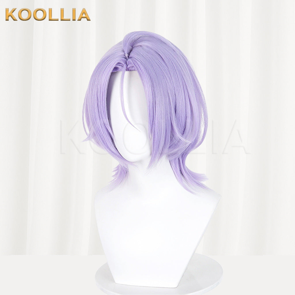 Re:Zero Julius Juukulius Wig Light Lavender Layered Wolf Tail Short Basic Wig