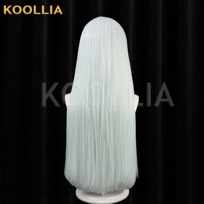 Touhou Project Kamishirasawa Keine Wig Light Mint Green Long Straight Basic Wig