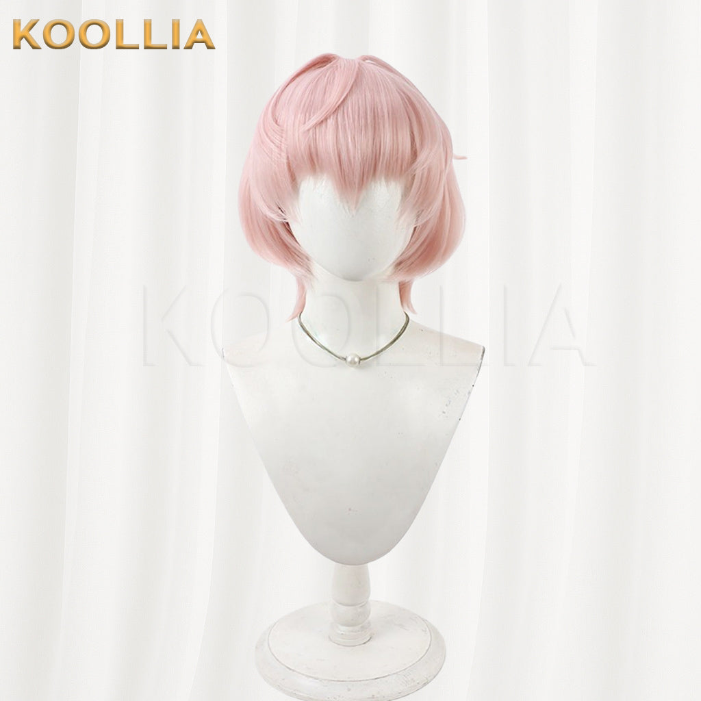 Touhou Project Komeiji Satori Wig Light Cherry Pink Short With Ahoge Basic Wig