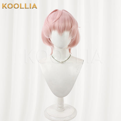 Touhou Project Komeiji Satori Wig Light Cherry Pink Short With Ahoge Basic Wig