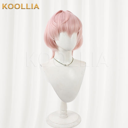 Touhou Project Komeiji Satori Wig Light Cherry Pink Short With Ahoge Basic Wig