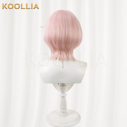 Touhou Project Komeiji Satori Wig Light Cherry Pink Short With Ahoge Basic Wig