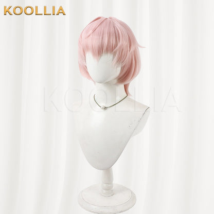 Touhou Project Komeiji Satori Wig Light Cherry Pink Short With Ahoge Basic Wig