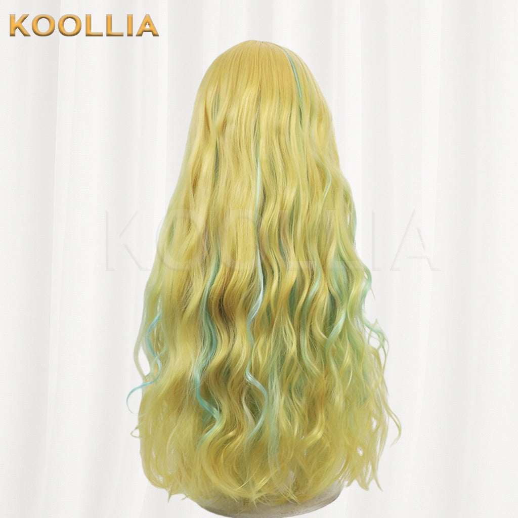 Monster High Laguna Blue Wig Ocean Blue Turquoise Long Wavy Curly Basic Wig