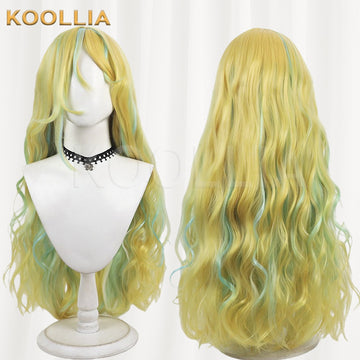 Monster High Laguna Blue Wig Ocean Blue Turquoise Long Wavy Curly Basic Wig